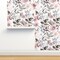 Floral Pastel Botanical Nature Roses Custom Removable Wallpaper by Spoonflower Peel & Stick Wallpaper 2FT Wide